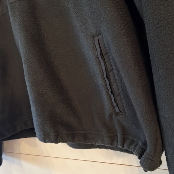 Kyodan Outdoor Black Polar Cropped Pullover Fleece Size Medium - Picture 2 of 7